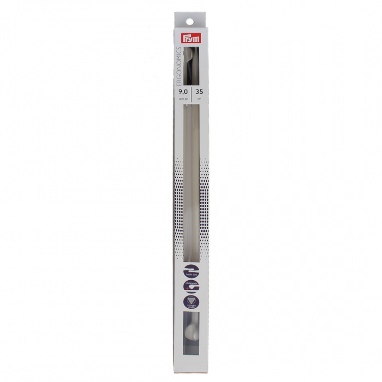 Спицы прямые Ergonomic 9мм*35см 2шт.Prym
