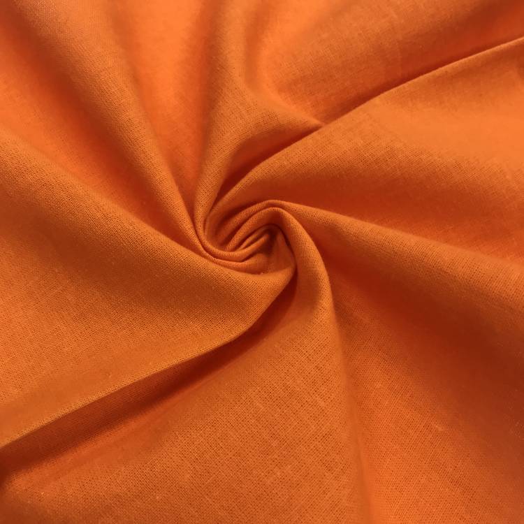 Бязь ГОСТ цвет.29 оранжевый плотность 140