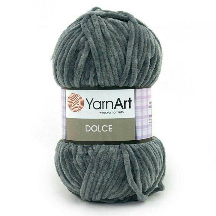 Пряжа"Дольче" ЯрнАрт 760-серый