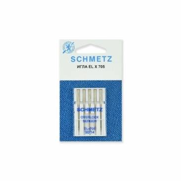 Иглы "Schmetz" для плоскошовных машин №90 (5 шт) ELx705 CF