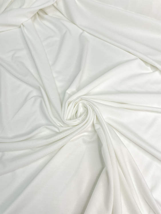 Трикотаж однотонный "Калифорния" цвет молочный