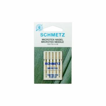 Иглы "Schmetz" микротекс (особо острые) № 110, (5шт)