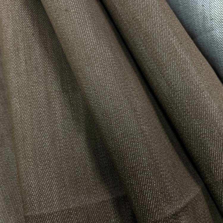 Ткань джинсовая арт.5845 цвет коричневый (бренд Dior)