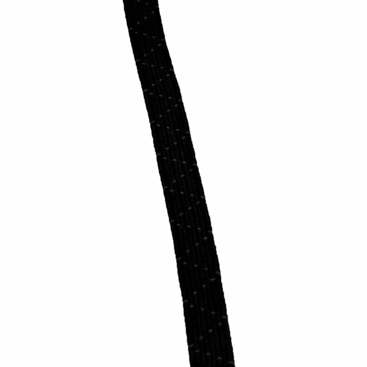 Лента супер эластичная плетеная  7мм черный 50м