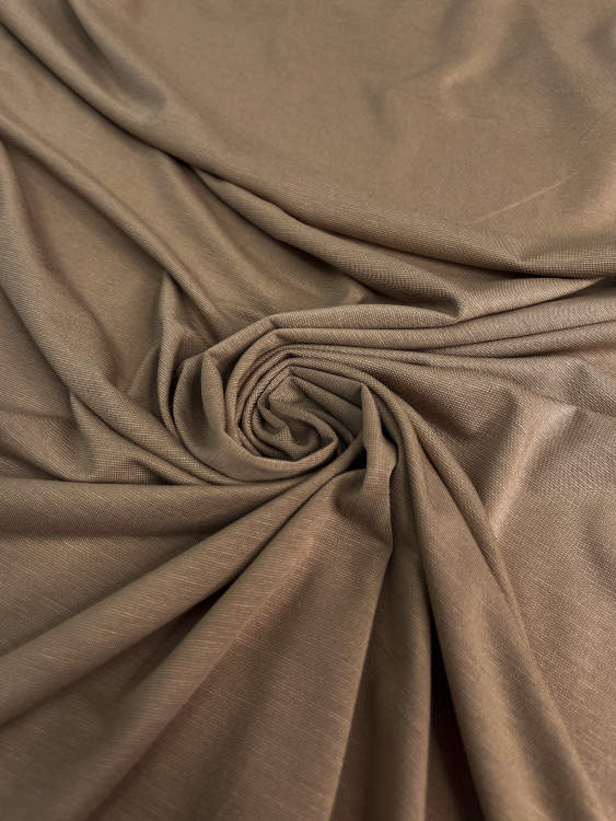 Трикотаж однотонный "Калифорния" цвет бежевый