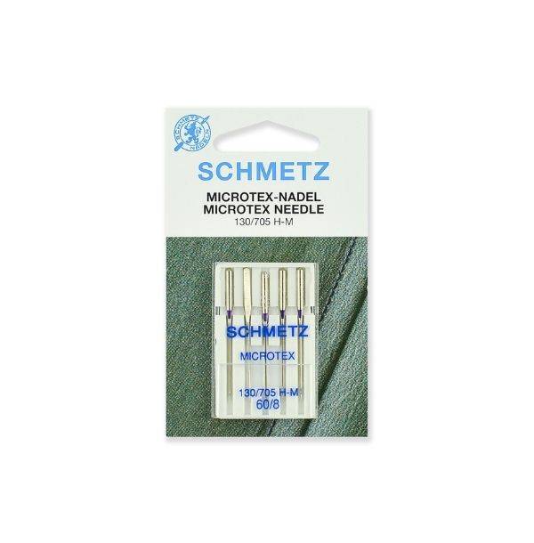 Иглы "Schmetz" микротекс (особо острые) №60/8 (5шт.)