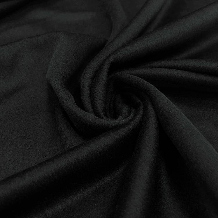 Ткань пальтовая "Кристи" цвет чёрный