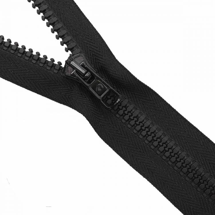 Молния "трактор"50см (077 черный) разъем.(1зам,Т6) (2076)