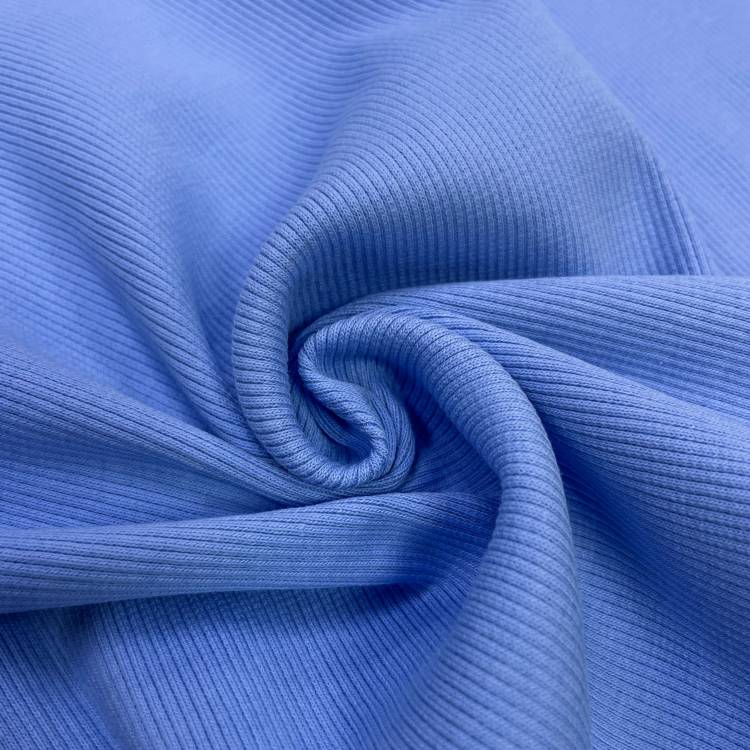 Трикотаж чулок "Кашкорсе" цвет голубой  320 г/м2