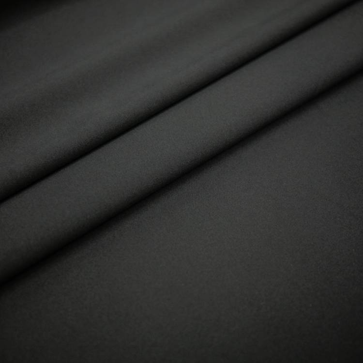 Ткань плательная "Супер софт" цвет чёрный