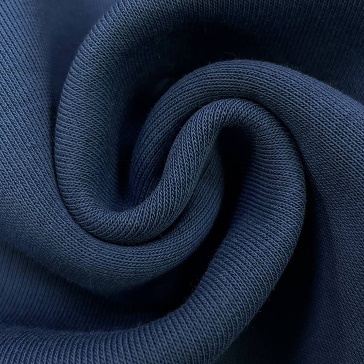 Трикотаж "Футер" 3-х нитка цвет серо-голубой 320 г/м2 пенье