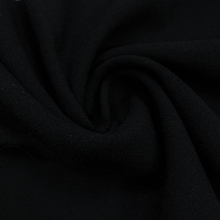 Креп костюмный "Фиори" цвет чёрный