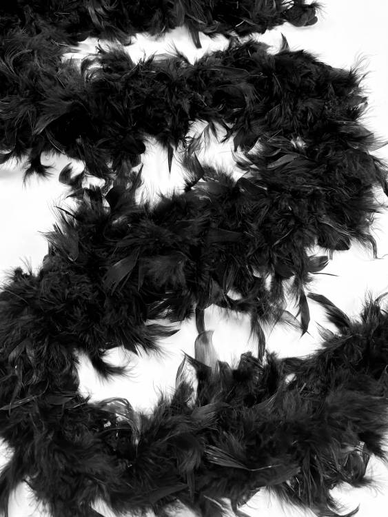 Боа  70г/1,8м цв.черный