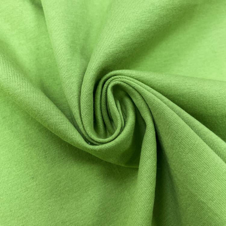 Трикотаж "Кулирная гладь" цвет зелёный 145 г/м2