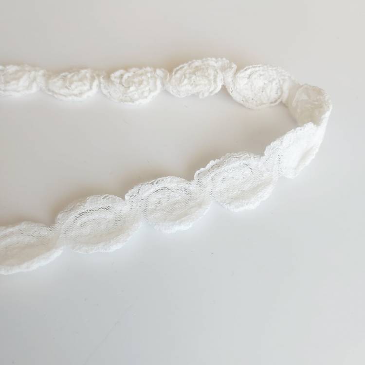 Тесьма кружевная "Розочки" 20мм, Италия