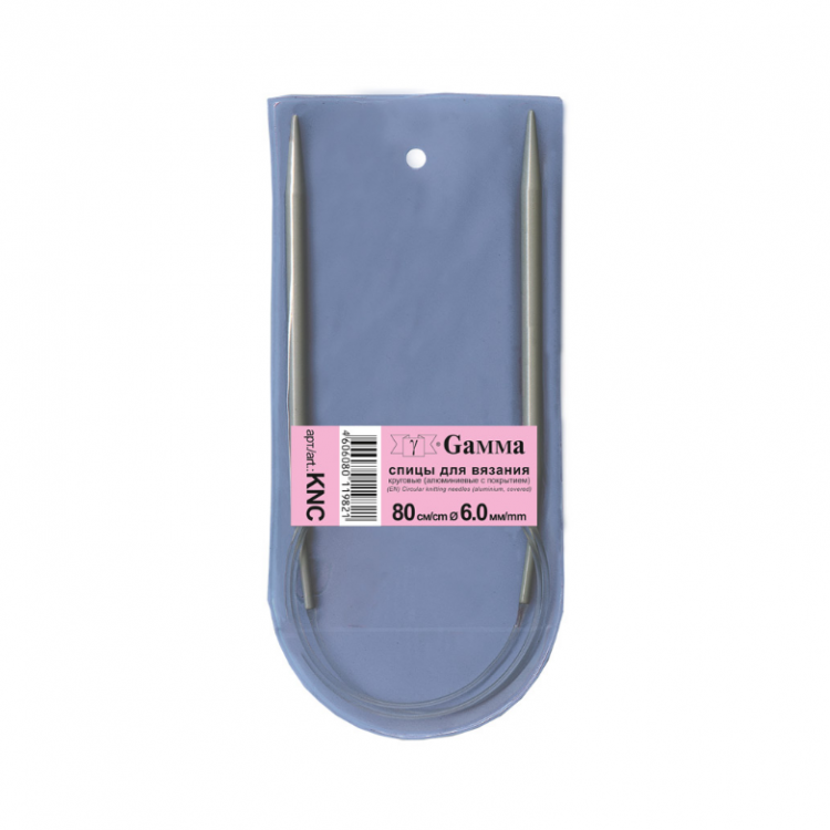 Спицы  GAMMA круговые   KNC   металл  d 6.0 мм  80 см