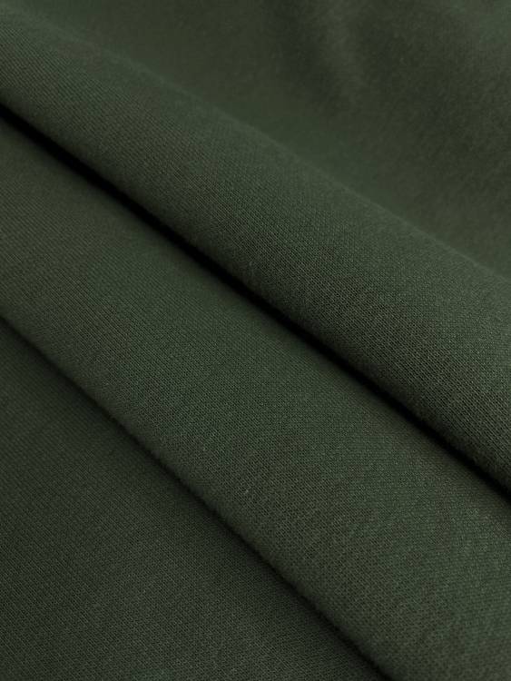 Трикотаж "Футер" 3-х нитка флис цв. хаки 290 г/м2