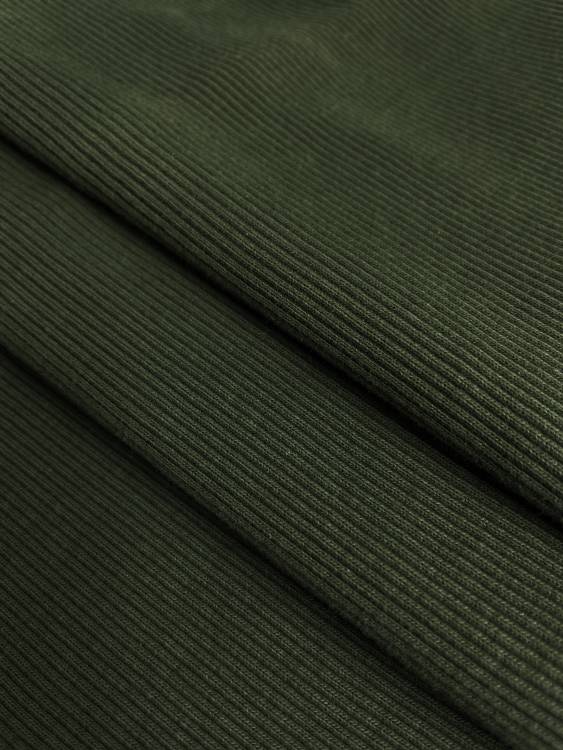 Трикотаж "Кашкорсе" цвет хаки 320 г/м2 пенье
