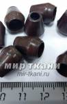 Наконечник 5мм пласт.цв.т.коричневый