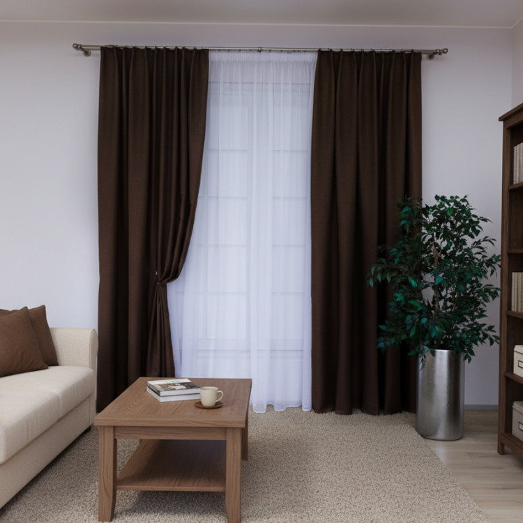 Комплект "Канвас" 4,0 цвет коричневый h=2,70