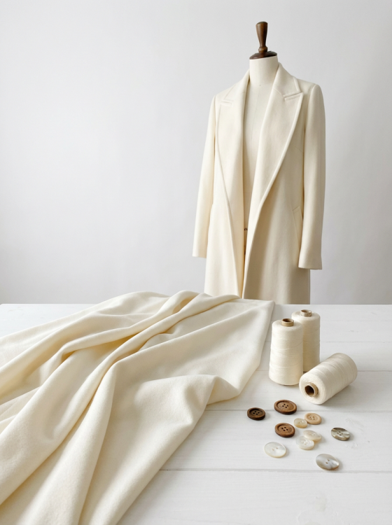 Сукно арт.26-9888 молочное 247 г/м2