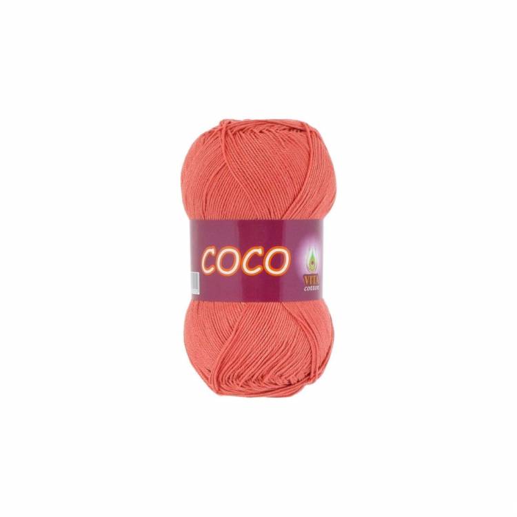 Пряжа"Коко" 4328//дымчато-розовый коралл