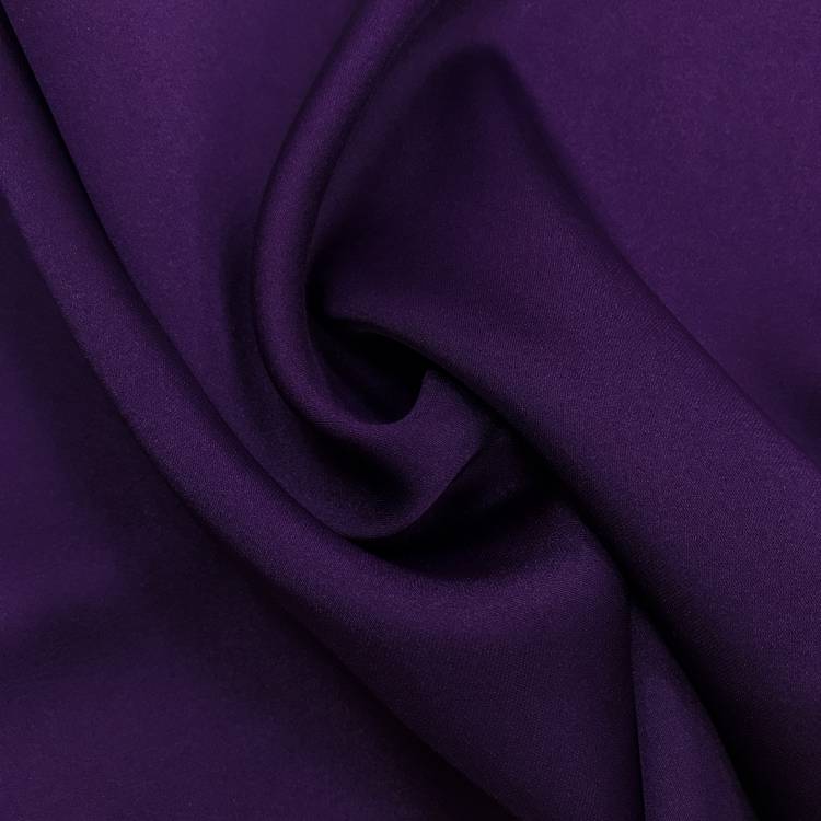 Атлас стрейч "Скарлет" цвет фиолетовый