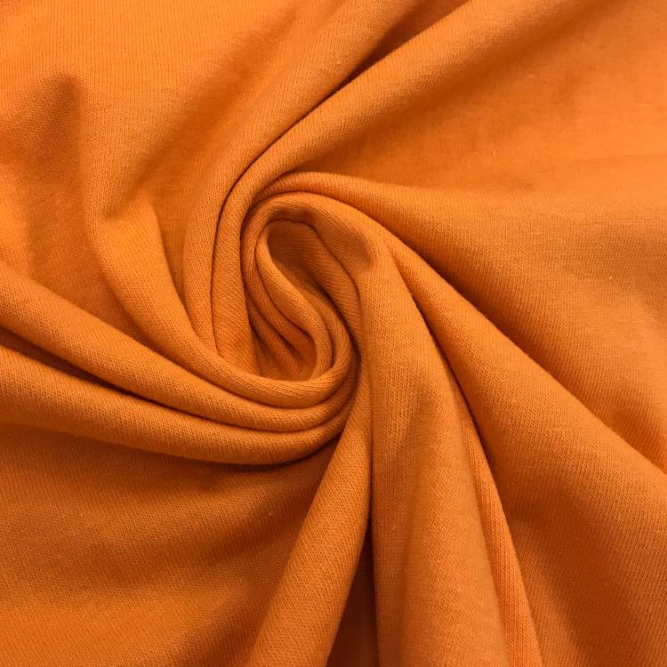 Трикотаж чулок "Кулирная гладь" цвет оранжевый 140 г/м2