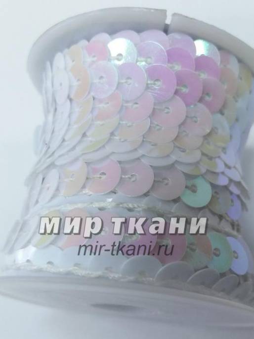 Тесьма с пайетками,фасов. 3,7 м