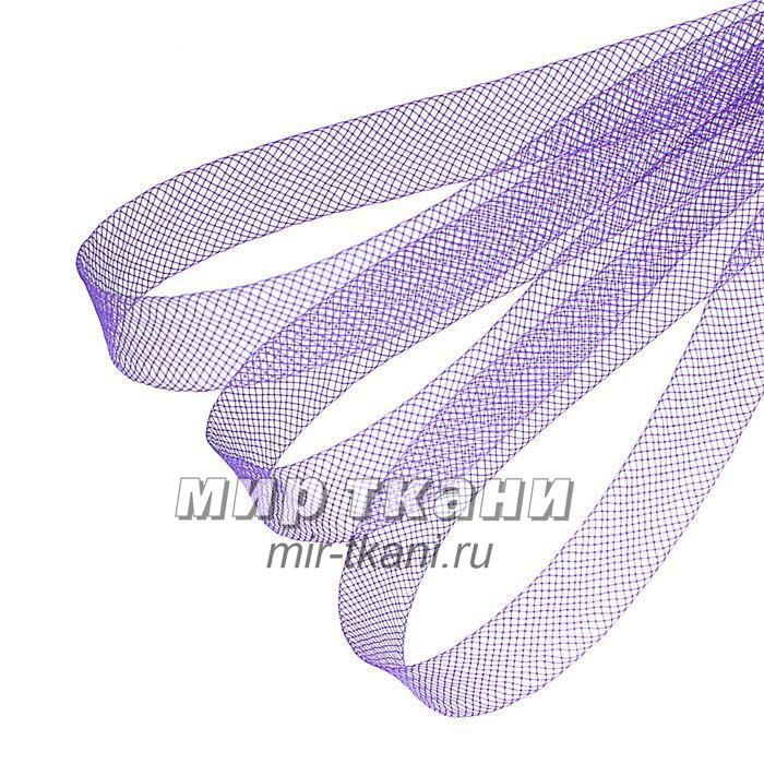 Регилин плоский 2см фиолетовый 45м 1360130