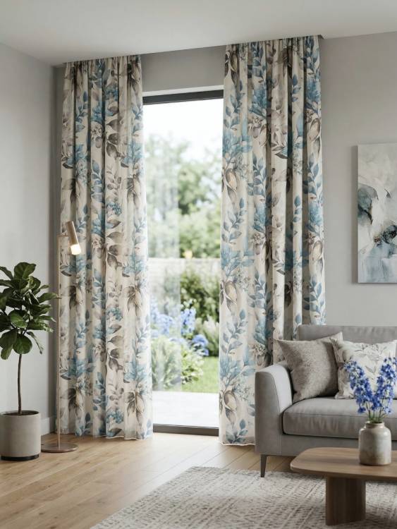 Портьера рогожка "Амарис" AMARIS цв 04 сер/визНов 11,5